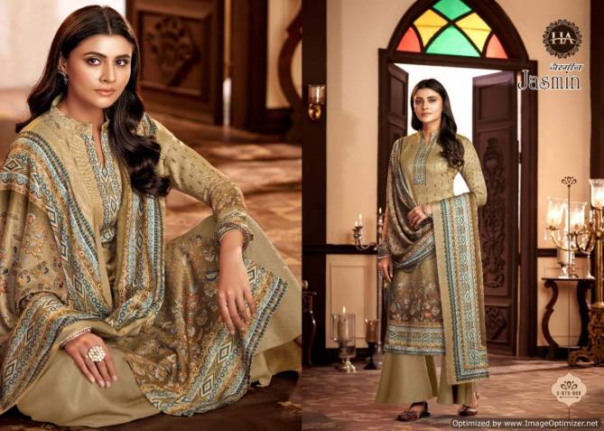 Harshit Jasmin Casual Wear Digital Printed Wool Pashmina Dress Collection